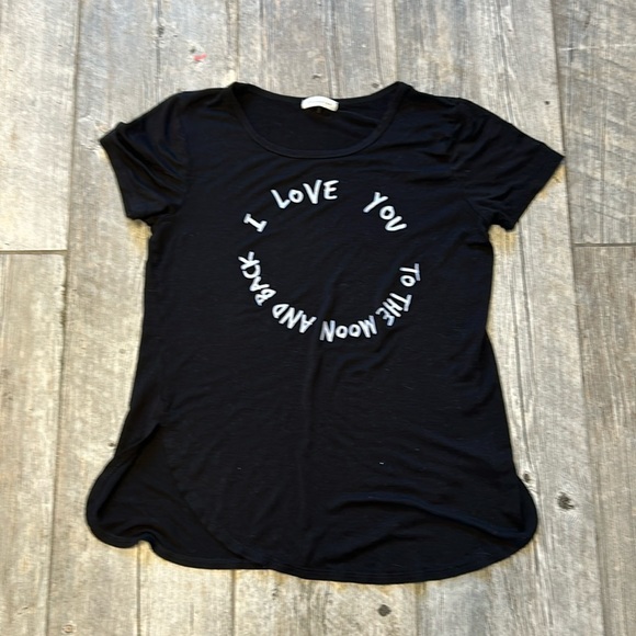 I love you to the moon and back T-shirt short sleeve women’s medium - Picture 1 of 2